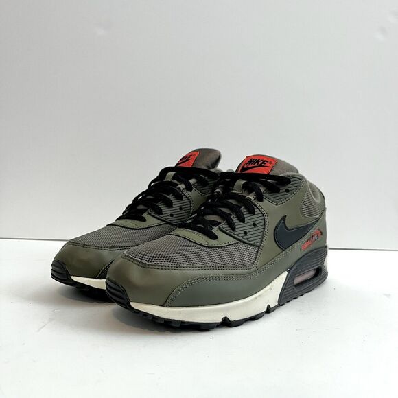 2018 Nike Air Max 90 Essential Olive Green aj1285 205 Super Rare Vnds Sz 9.5 main image 5